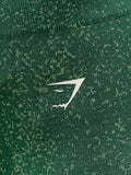 Gymshark Adapt Fleck Seamless Shorts — Lift Green/Clay Green — 6
