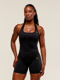 Gymshark Adapt Fleck x Whitney Tank With Shelf — Black — 1