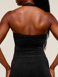 Gymshark Adapt Fleck x Whitney Tank With Shelf — Black — 6