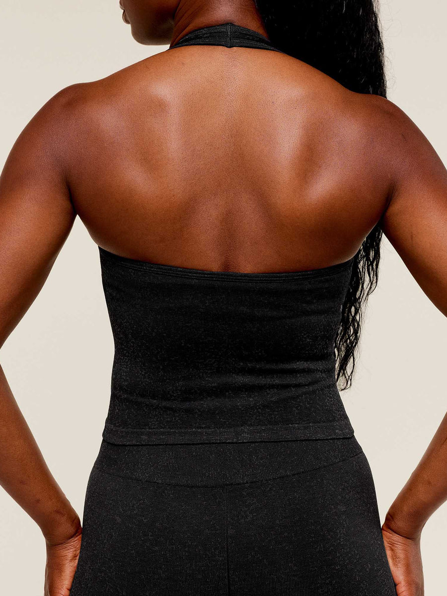Gymshark Adapt Fleck x Whitney Tank With Shelf — Black — 6