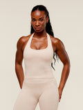 Gymshark Adapt Fleck x Whitney Tank With Shelf — Coconut White — 1