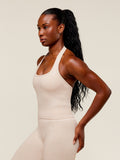 Gymshark Adapt Fleck x Whitney Tank With Shelf — Coconut White — 3
