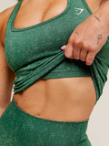 Gymshark Adapt Fleck x Whitney Tank With Shelf — Lift Green/Clay Green — 6