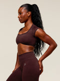 Gymshark Adapt Fleck x Whitney Short Sleeve Crop Top — Cherry Purple/Rich Maroon — 4