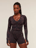 Gymshark Adapt Houndstooth Jacket — Black/Reset Pink — 1