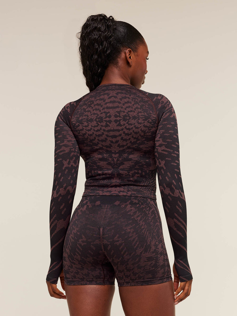 Gymshark Adapt Houndstooth Jacket — Black/Reset Pink — 2
