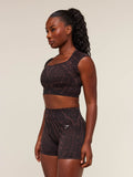Gymshark Adapt Houndstooth Midi Top — Black/Reset Pink — 3