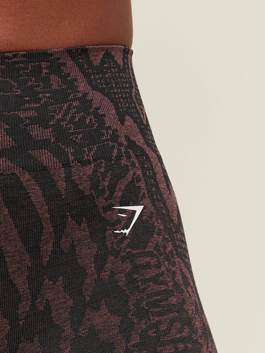 Gymshark Adapt Houndstooth Shorts — Black/Reset Pink — 5
