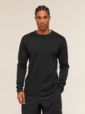 Gymshark Off Duty Long Sleeve T-Shirt — Black — 5
