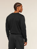 Gymshark Off Duty Long Sleeve T-Shirt — Black — 2