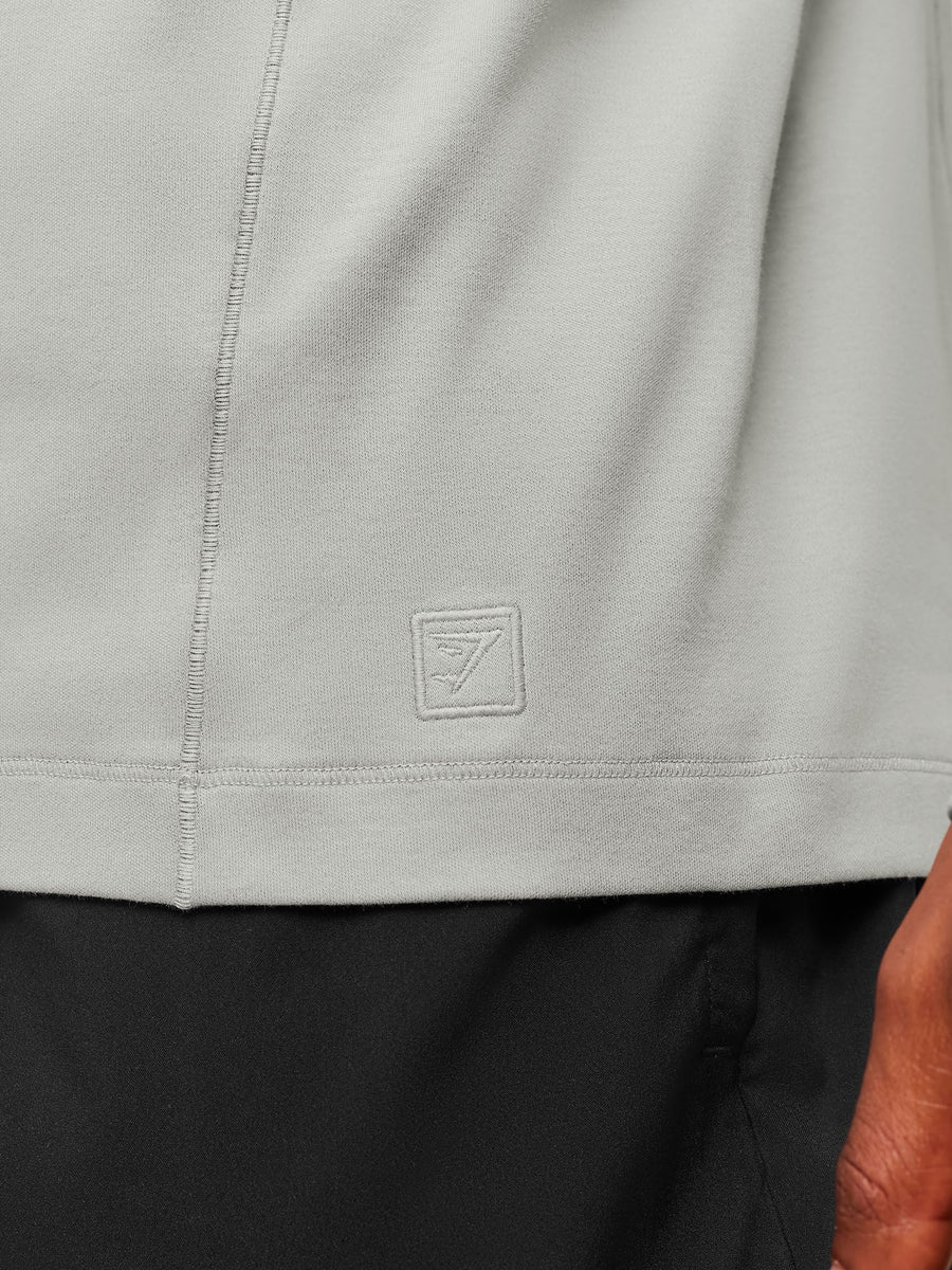 Gymshark Off Duty Long Sleeve T-Shirt — Smokey Grey — 7