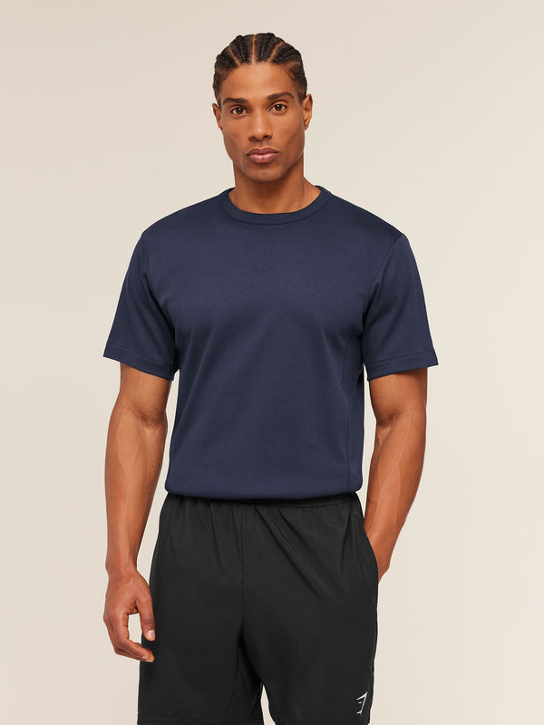 Gymshark Off Duty T-Shirt — Heavy Blue