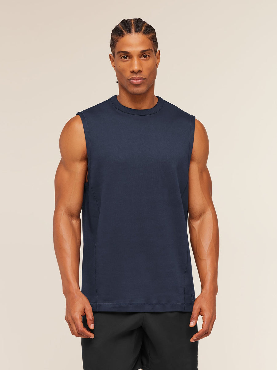 Gymshark Off Duty Tank — Heavy Blue — 3