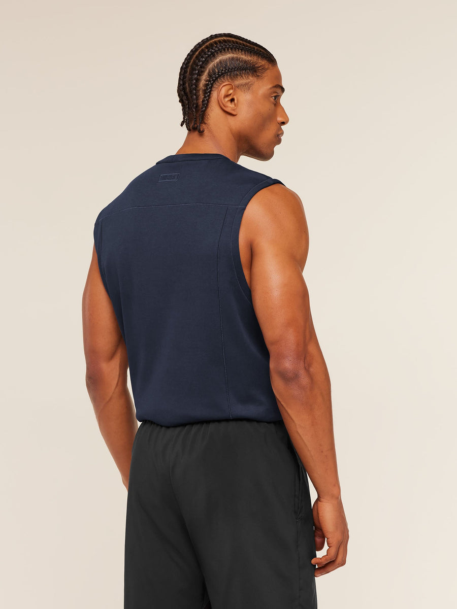 Gymshark Off Duty Tank — Heavy Blue — 2