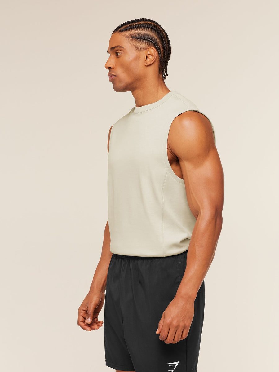 Gymshark Off Duty Tank — Pebble Grey — 3