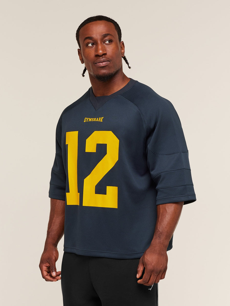 Gymshark American Football Jersey — Heavy Blue — 5