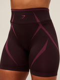 Gymshark Apex Lift Seamless Short — Cherry Purple/Build Pink — 6