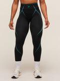 Gymshark Apex Lift Seamless Leggings — Black/Brand Blue — 1