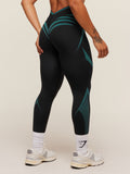 Gymshark Apex Lift Seamless Leggings — Black/Brand Blue — 2