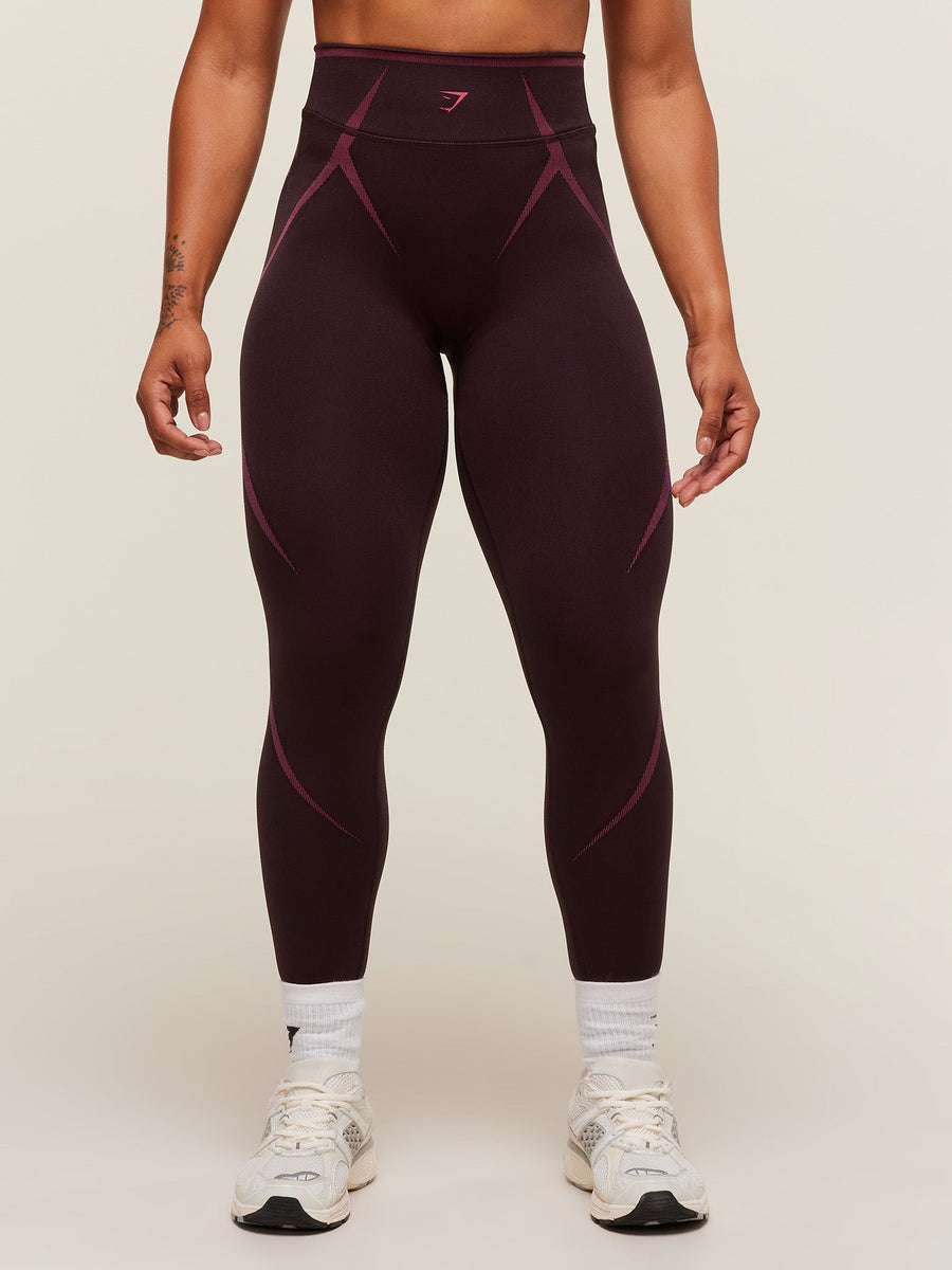 Gymshark Apex Lift Seamless Leggings — Cherry Purple/Build Pink — 1
