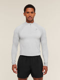Gymshark Apex Seamless 1/4 Zip — Light Grey/Medium Grey — 5