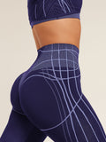 Gymshark Apex Seamless Leggings — Indigo Purple/Chilled Blue — 4