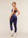 Gymshark Apex Seamless Leggings — Indigo Purple/Chilled Blue — 6