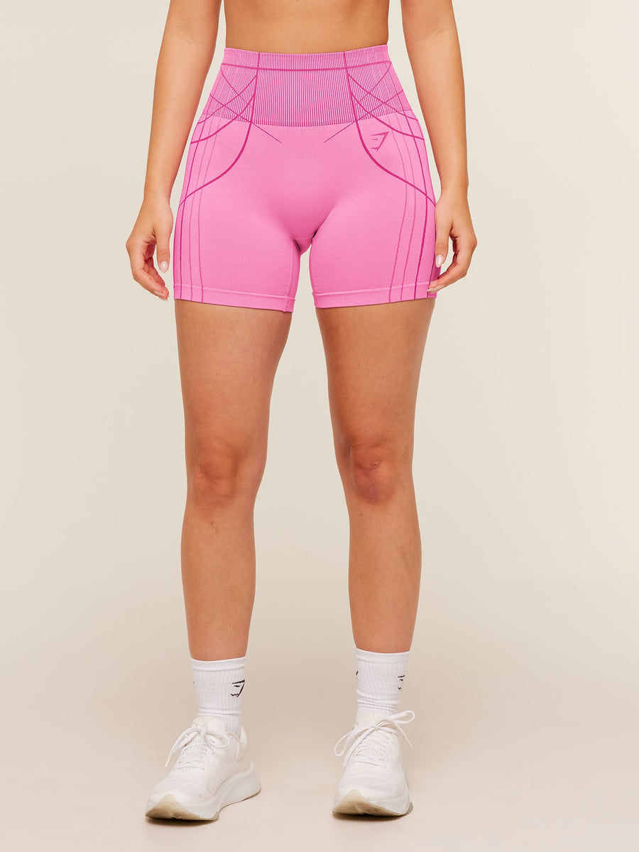 Gymshark Apex Seamless Shorts — Focus Pink/Super-Set Pink — 1