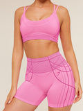 Gymshark Apex Seamless Shorts — Focus Pink/Super-Set Pink — 6