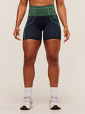 Gymshark Apex Seamless Shorts — Heavy Blue/Active Green — 1