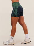 Gymshark Apex Seamless Shorts — Heavy Blue/Active Green — 3