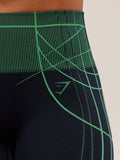 Gymshark Apex Seamless Shorts — Heavy Blue/Active Green — 5