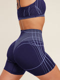 Gymshark Apex Seamless Shorts — Indigo Purple/Chilled Blue — 4
