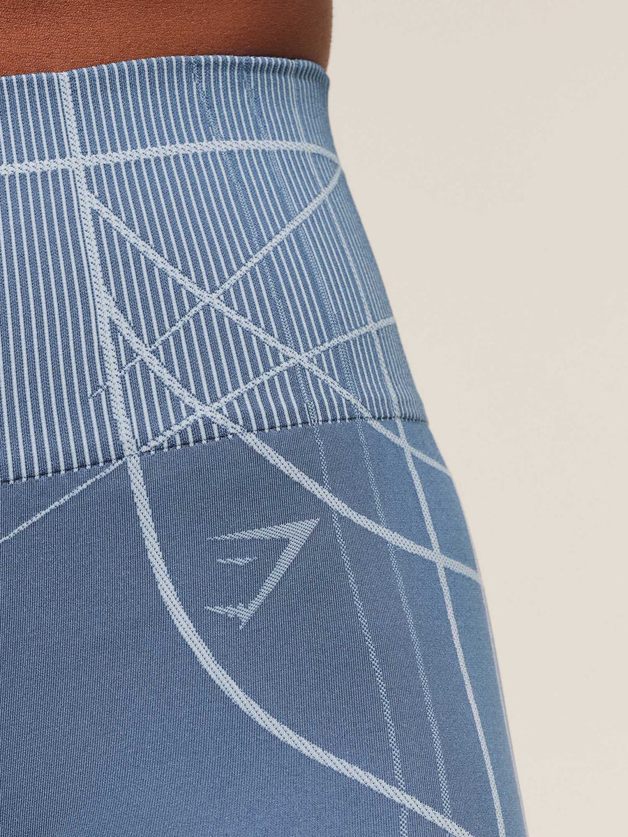 Gymshark Apex Seamless Shorts — Worn Blue/Gentle Blue — 5