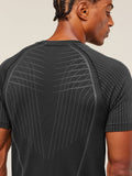 Gymshark Apex Seamless T-Shirt — Black/Dark Grey — 5