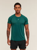 Gymshark Apex Seamless T-Shirt — Weighted Teal/Muted Teal — 4