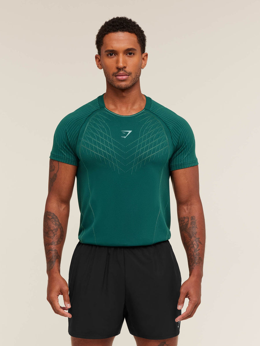 Gymshark Apex Seamless T-Shirt — Weighted Teal/Muted Teal — 1