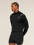 Gymshark Arrival Contrast 1/4 Zip — Black — 3
