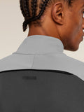 Gymshark Arrival Contrast 1/4 Zip — Smokey Grey / Grey — 6