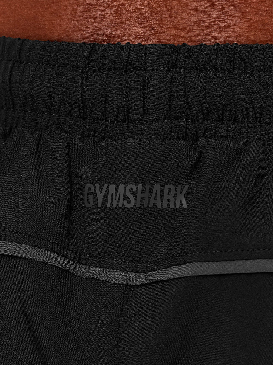 Gymshark Arrival Contrast Pants — Black/Grey — 7