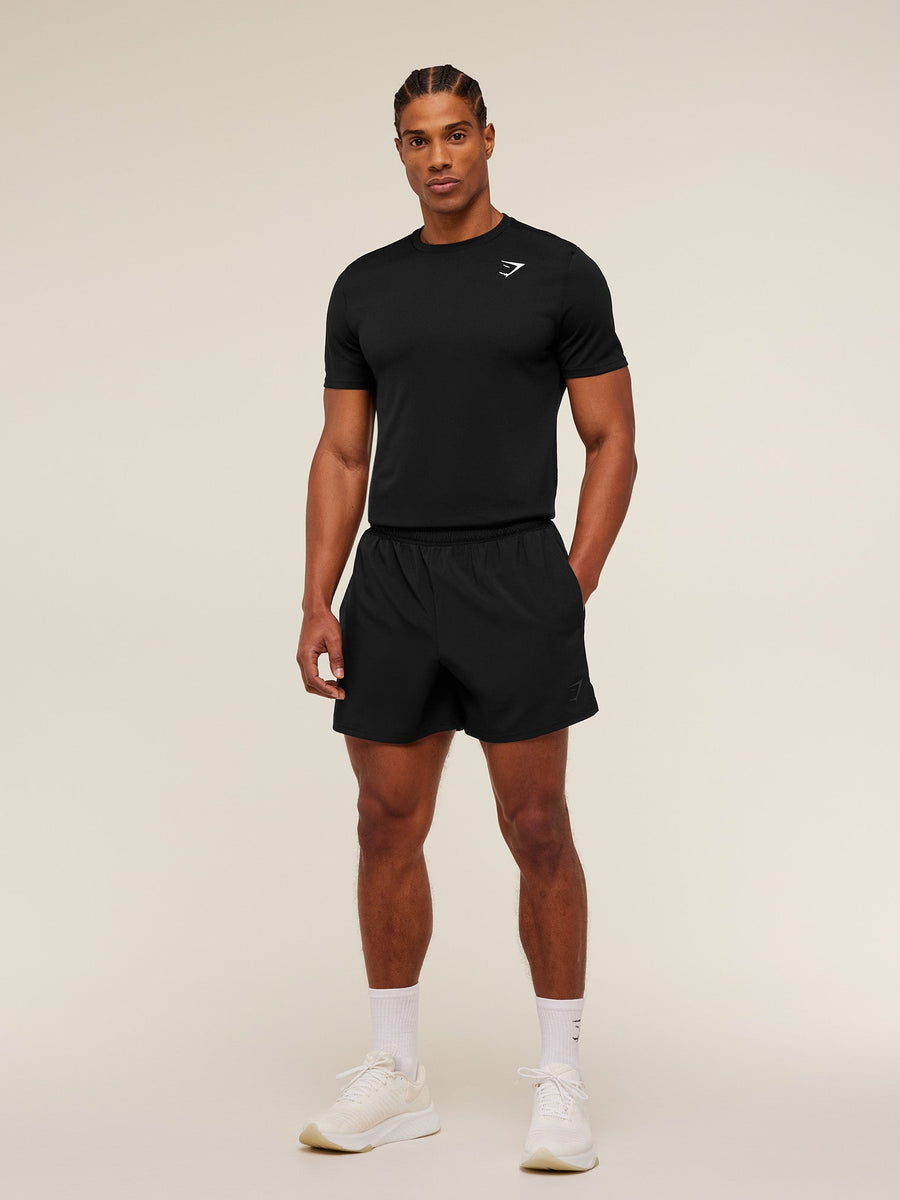 Gymshark Arrival Contrast Shorts — Black/Grey — 4