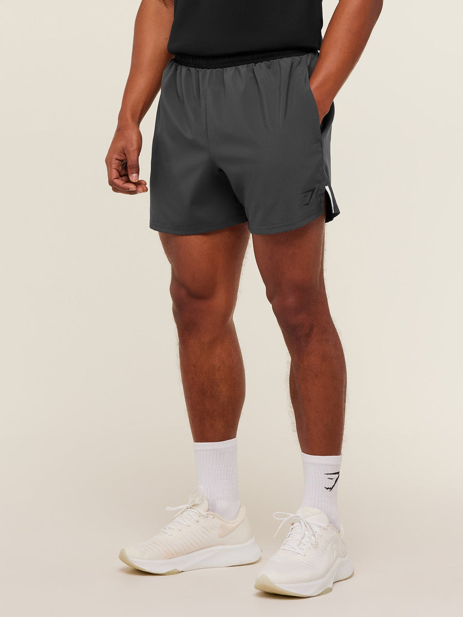 Gymshark Arrival Contrast Shorts — Grey/Black — 2