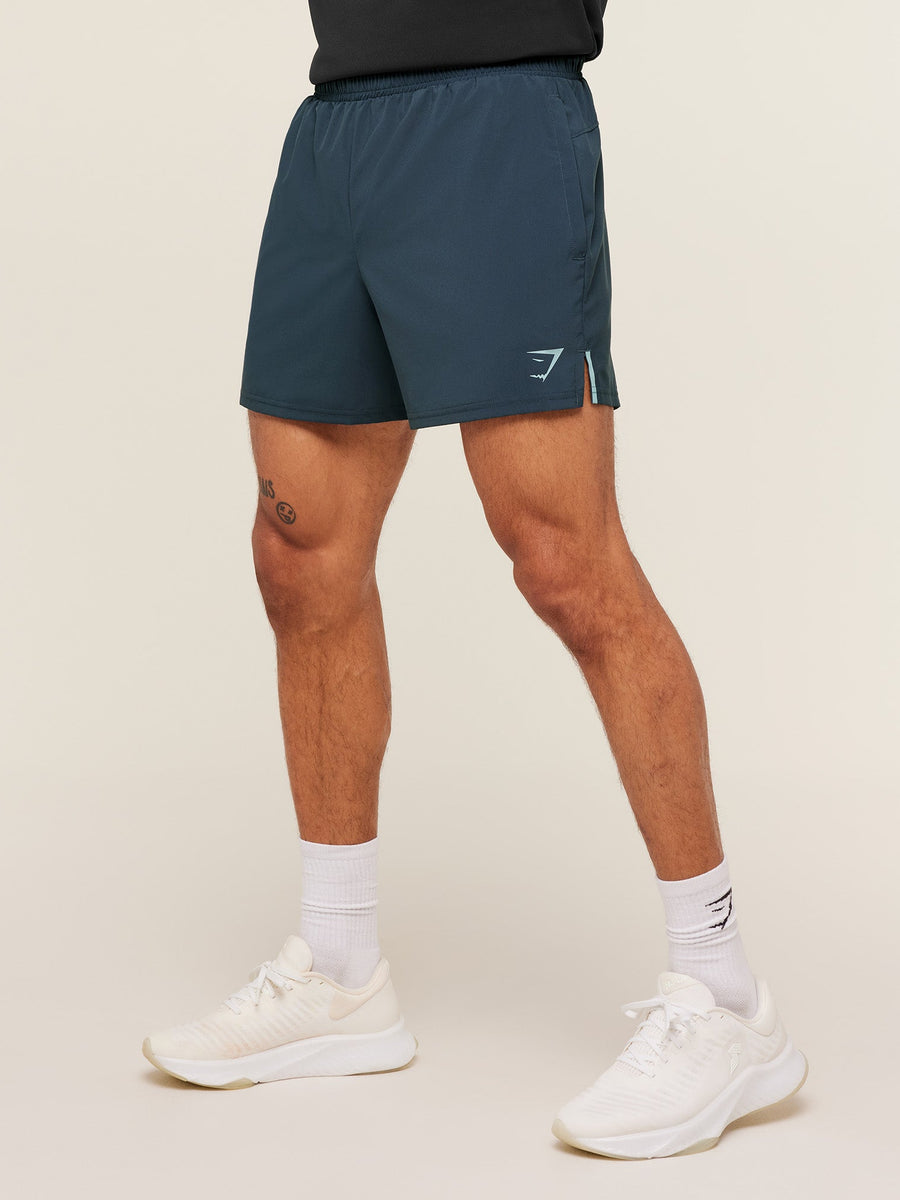 Gymshark Arrival Contrast Shorts — Stealth Blue /  Flow Blue — 2