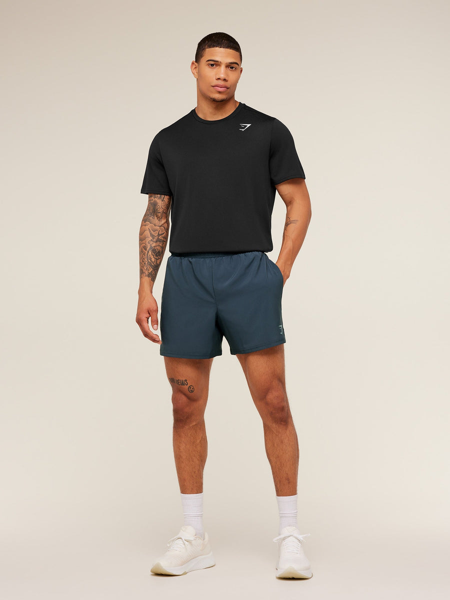 Gymshark Arrival Contrast Shorts — Stealth Blue /  Flow Blue — 4