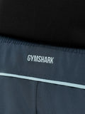 Gymshark Arrival Contrast Shorts — Stealth Blue /  Flow Blue — 6