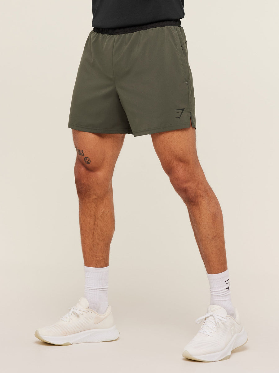 Gymshark Arrival Contrast Shorts — Strength Green/Black — 2