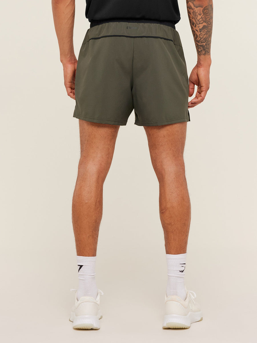 Gymshark Arrival Contrast Shorts — Strength Green/Black — 3