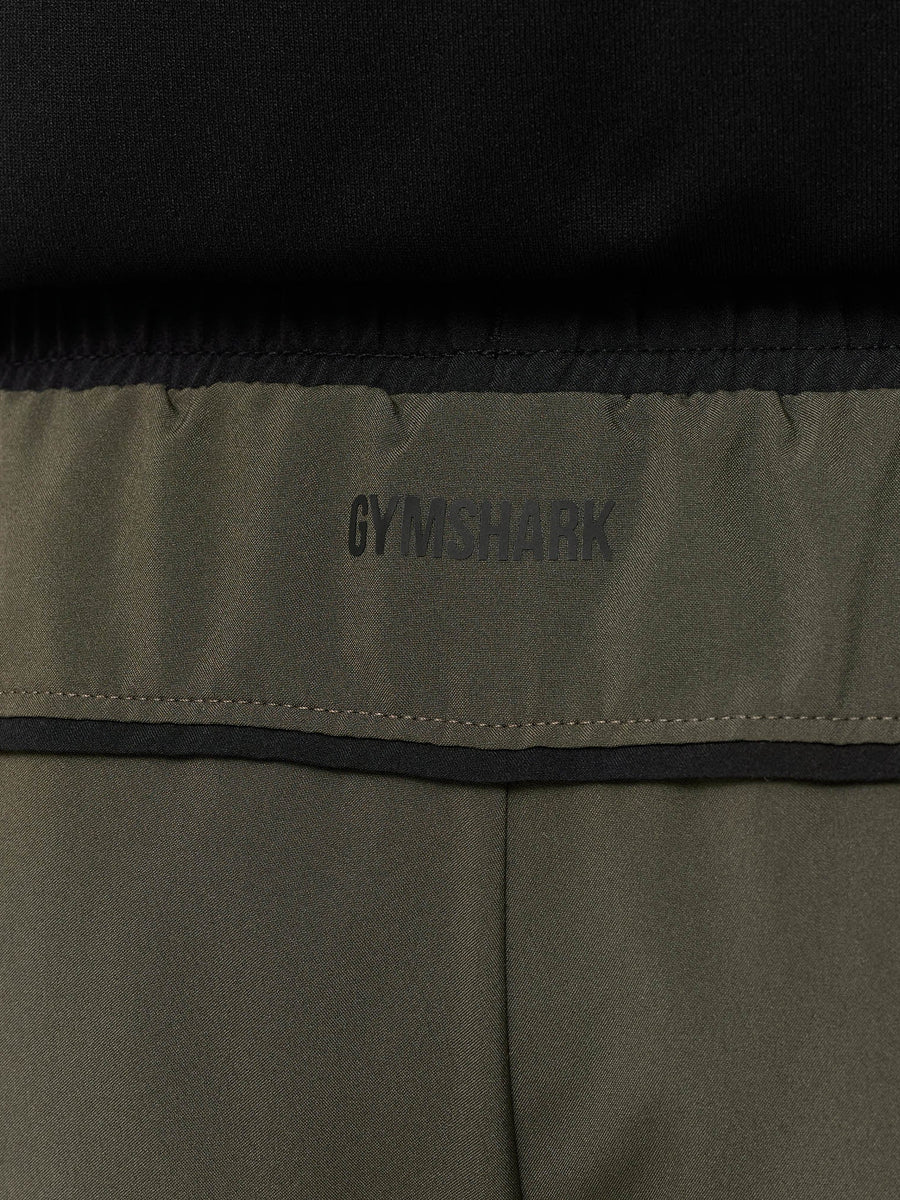 Gymshark Arrival Contrast Shorts — Strength Green/Black — 5