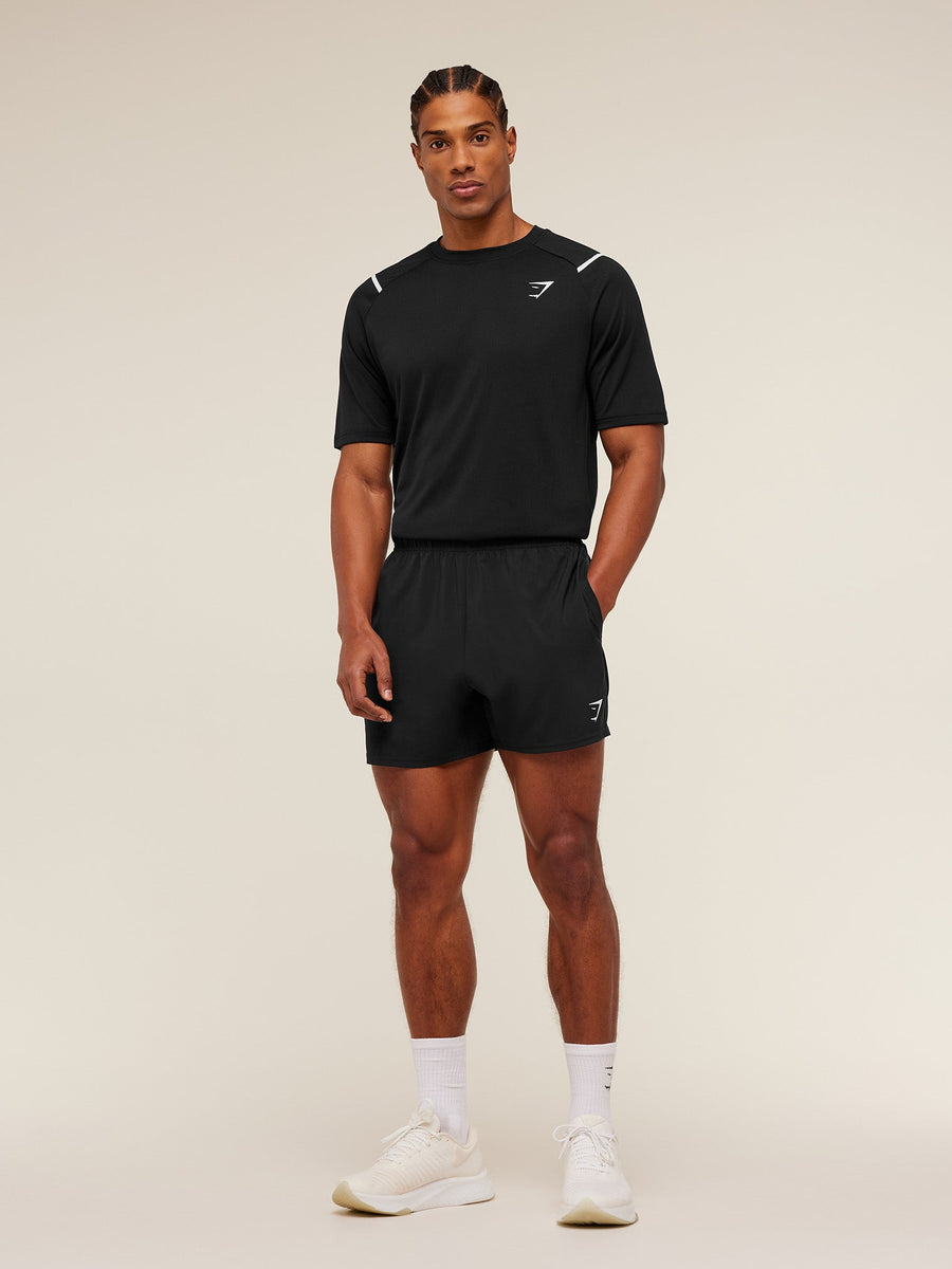 Gymshark Arrival Contrast T-Shirt — Black — 5