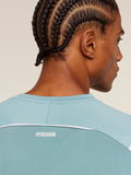 Gymshark Arrival Contrast T-Shirt — Flow Blue /  Storm Blue — 7